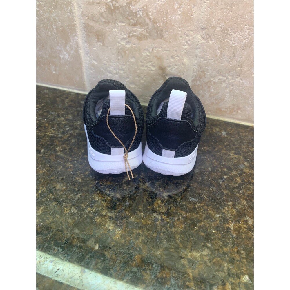 Adidas Lite Racer Adapt 4.0 Toddler Sneakers - Black/White - 5K - NEW - Picture 5 of 7